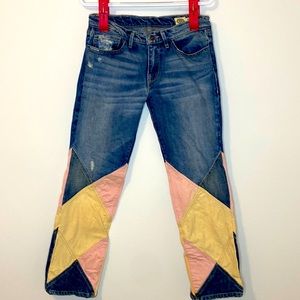 Artisan De Luxe Patchwork Jeans